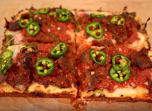 Motown Square Pizza: Habesha Tibs Pizza