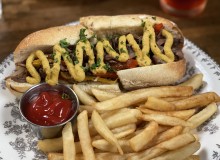 DC Vegan: Jackfruit Philly Cheesesteak