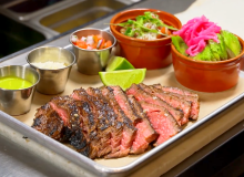 Lulu’s Wine Garden: Carne Asada Tacos