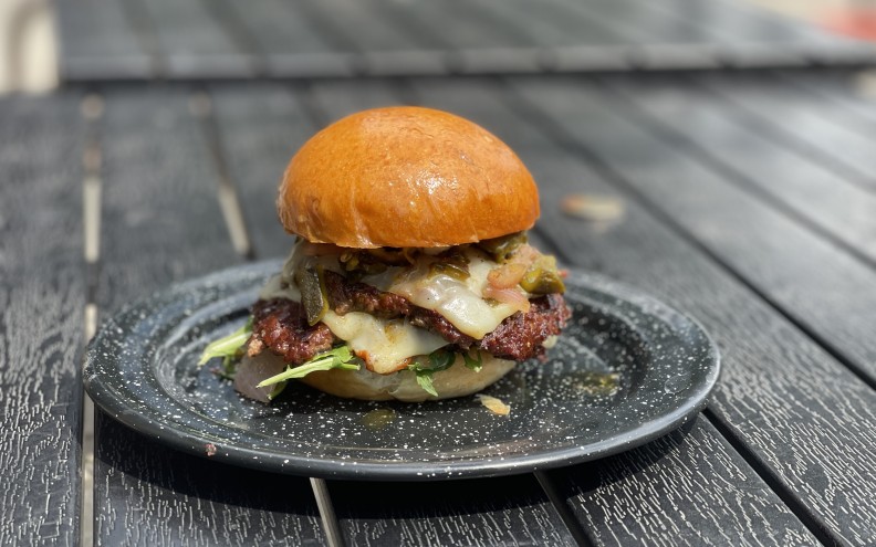 Hill East Burger: Smoked Puebla Burger