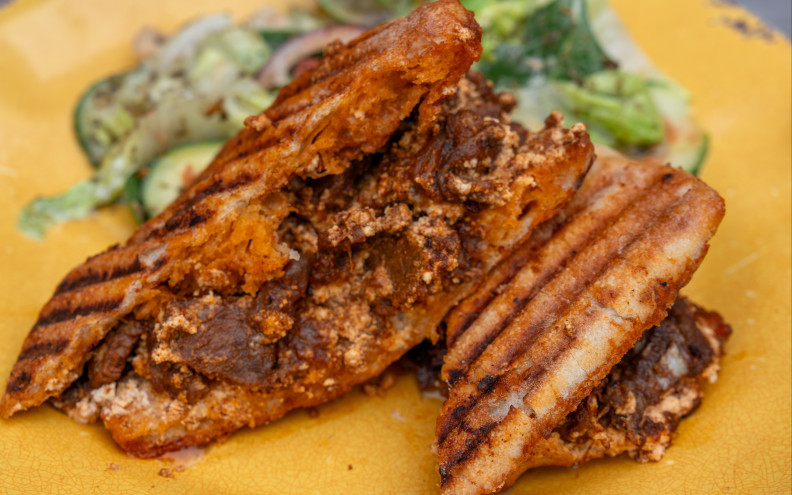 Lemon Slice Cafe: Awaze Tibs Panini