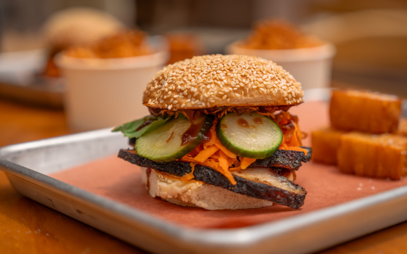 Bark Barbecue Cafe: Pork Belly Sandwich