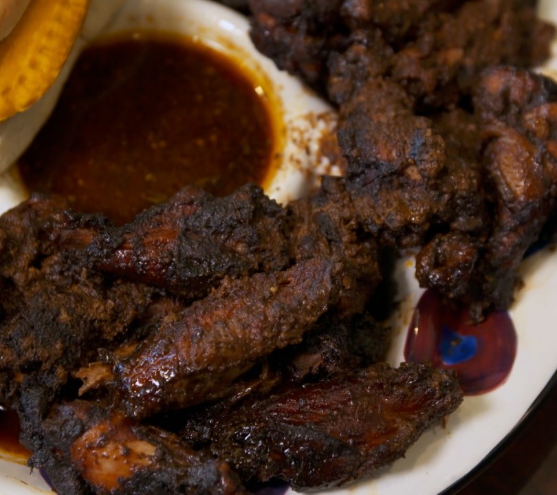 Andrene’s Caribbean & Soul Food: Jamaican Jerk Chicken Wings