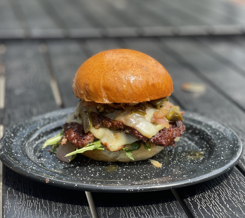 Hill East Burger: Smoked Puebla Burger